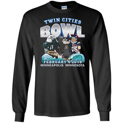 Football Lover T-shirt Twin Cities Bowl Black