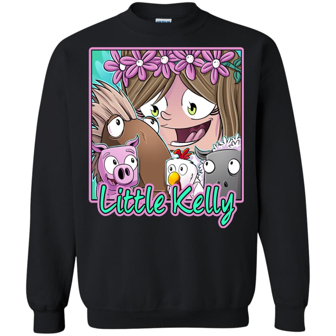 Little Kelly Minecraft Little Club Adventures Shirt Black