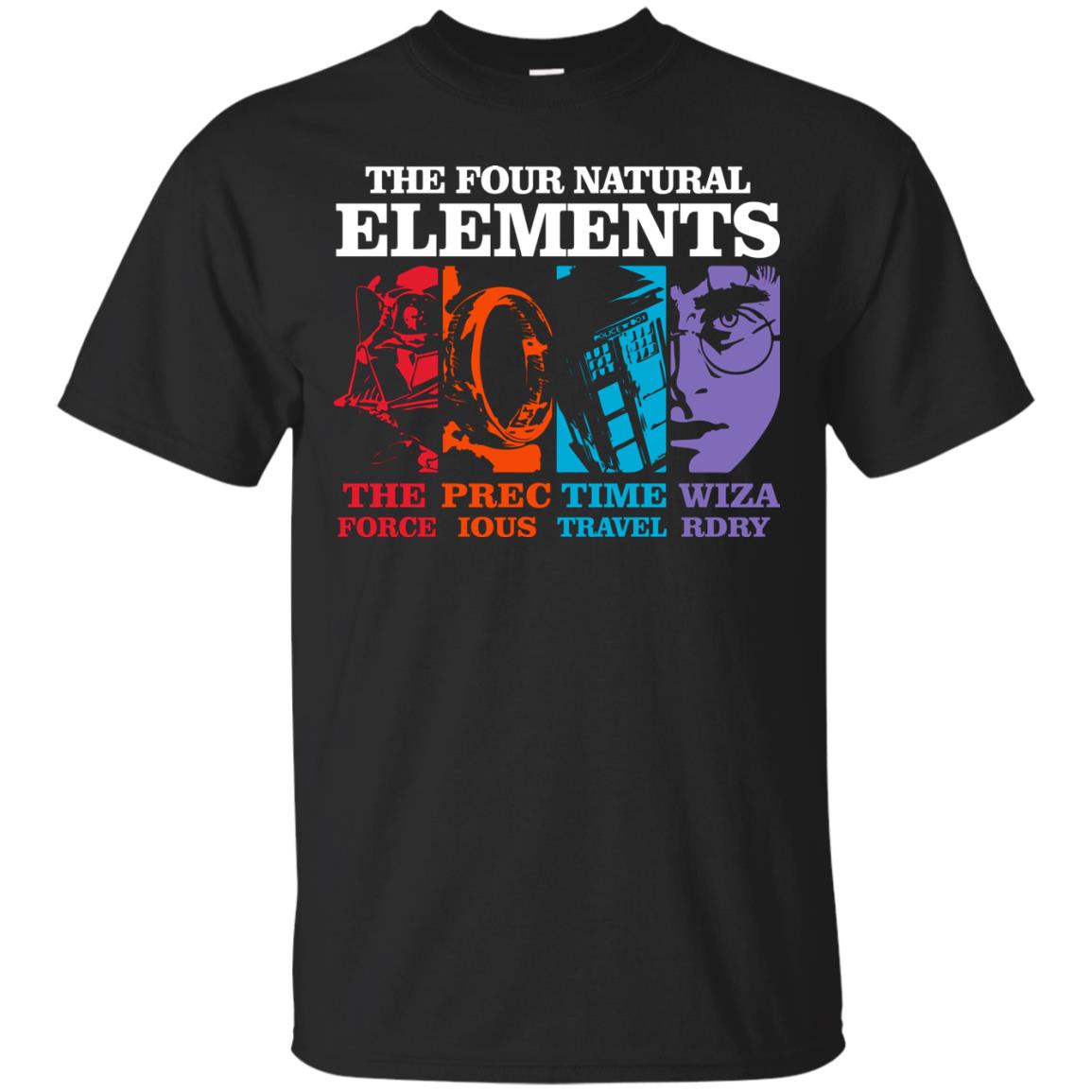The Four Natural Elements The Force Precious Time Travel Wizardry Black