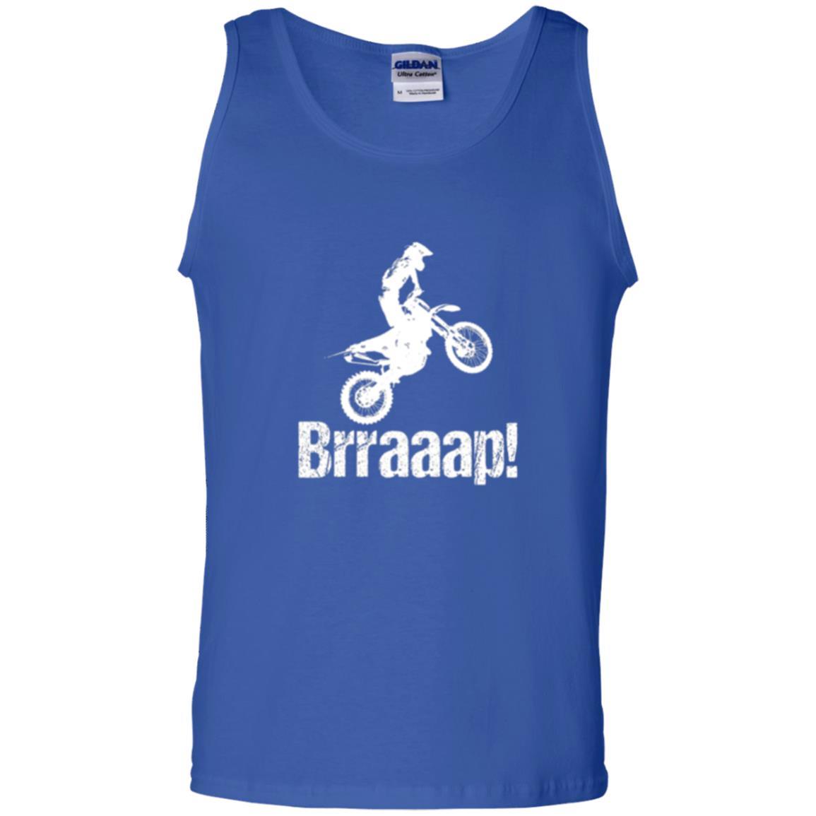 Motocross T-shirt Dirt Bike Rider Brraaap Royal