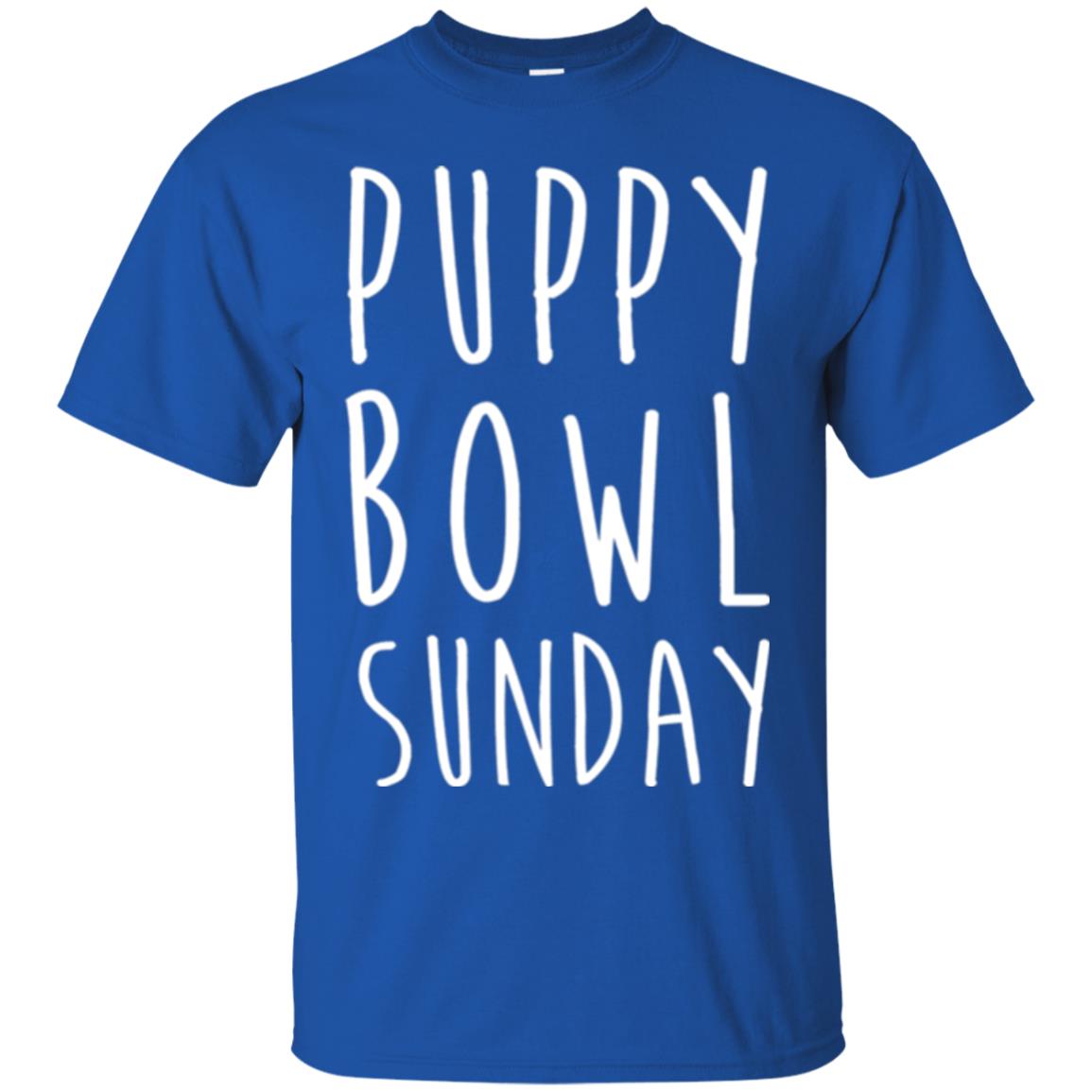Football Dog Lover T-shirt Puppy Bowl Sunday T-shirt Royal
