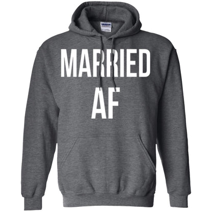Married Af Funny T-shirt Dark Heather