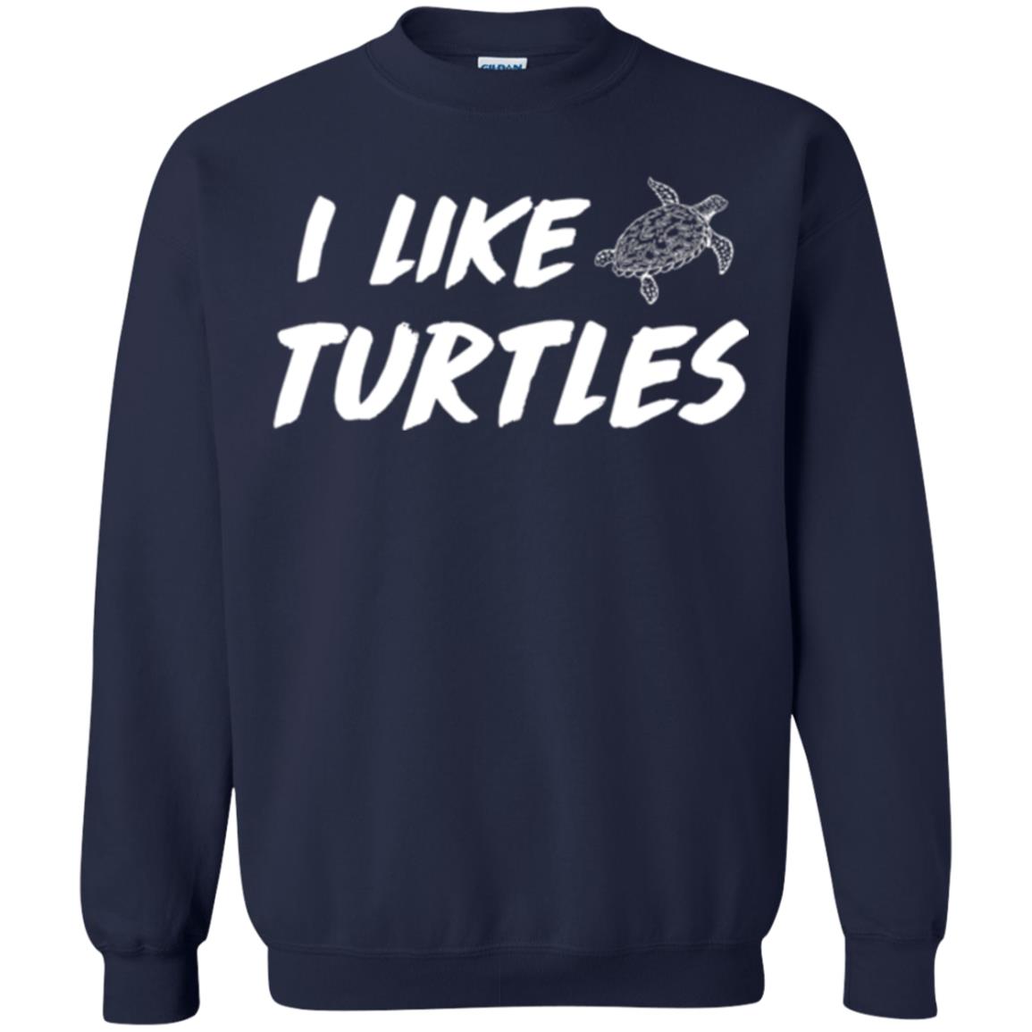 I Like Turtles T-shirt Navy