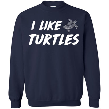 I Like Turtles T-shirt Navy