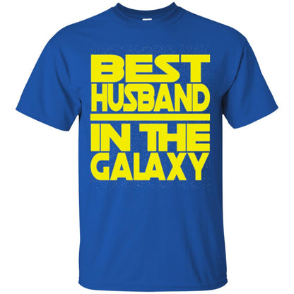 Best Husband In The Galaxy T-shirt Royal