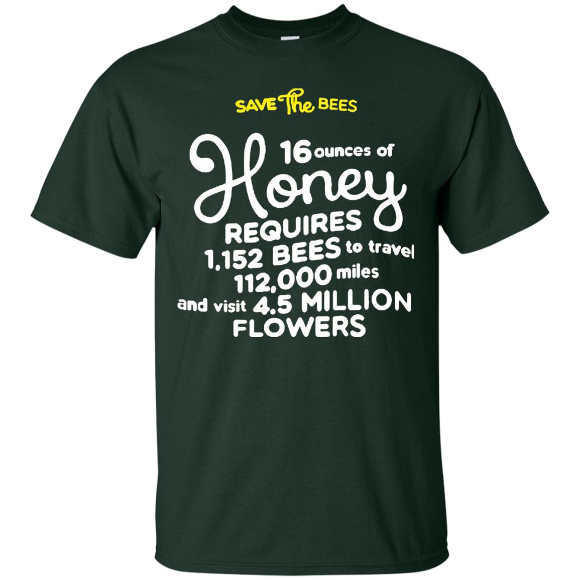 Save The Bees Honey Bee T-shirt Forest