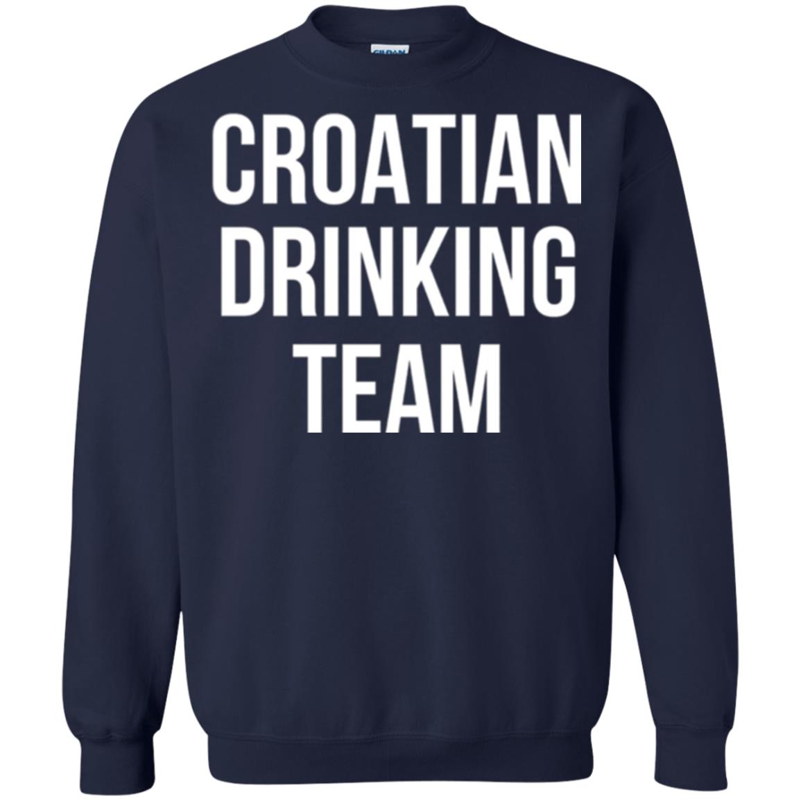 Croatian Drinking Team Drinking T-shirt Navy