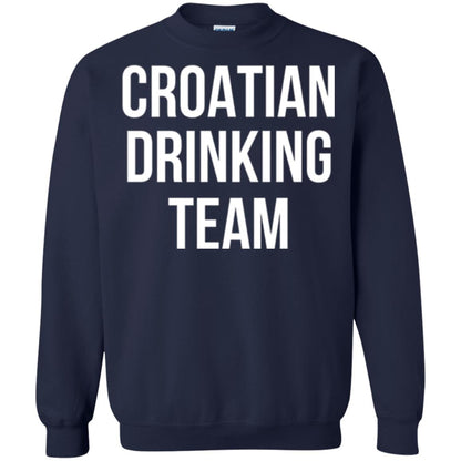 Croatian Drinking Team Drinking T-shirt Navy