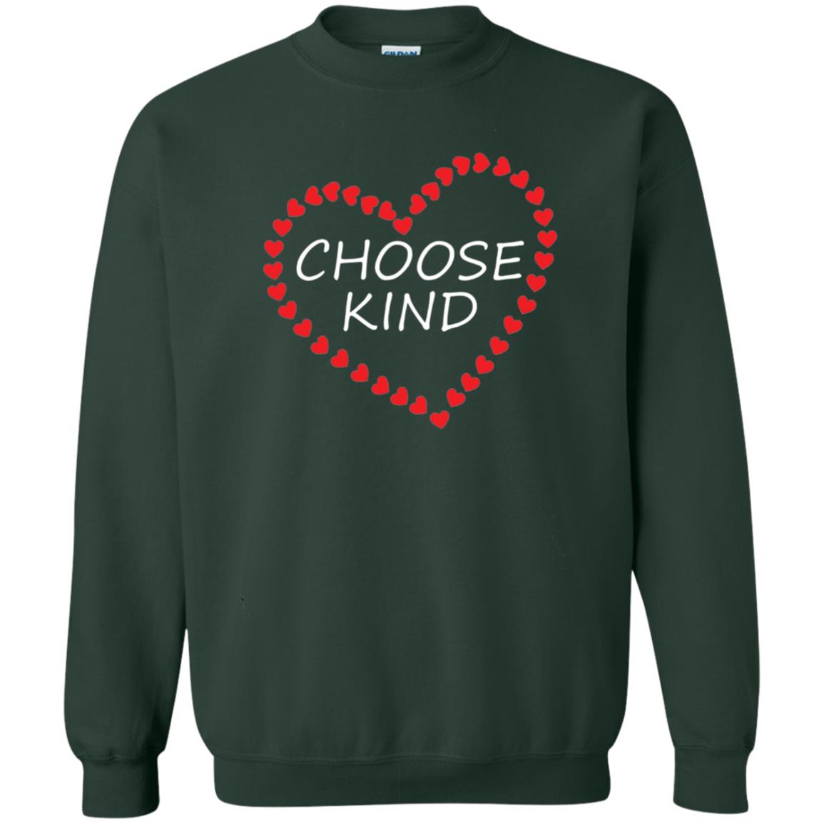 Choose Kind Heart Anti Bullying Shirt Forest Green