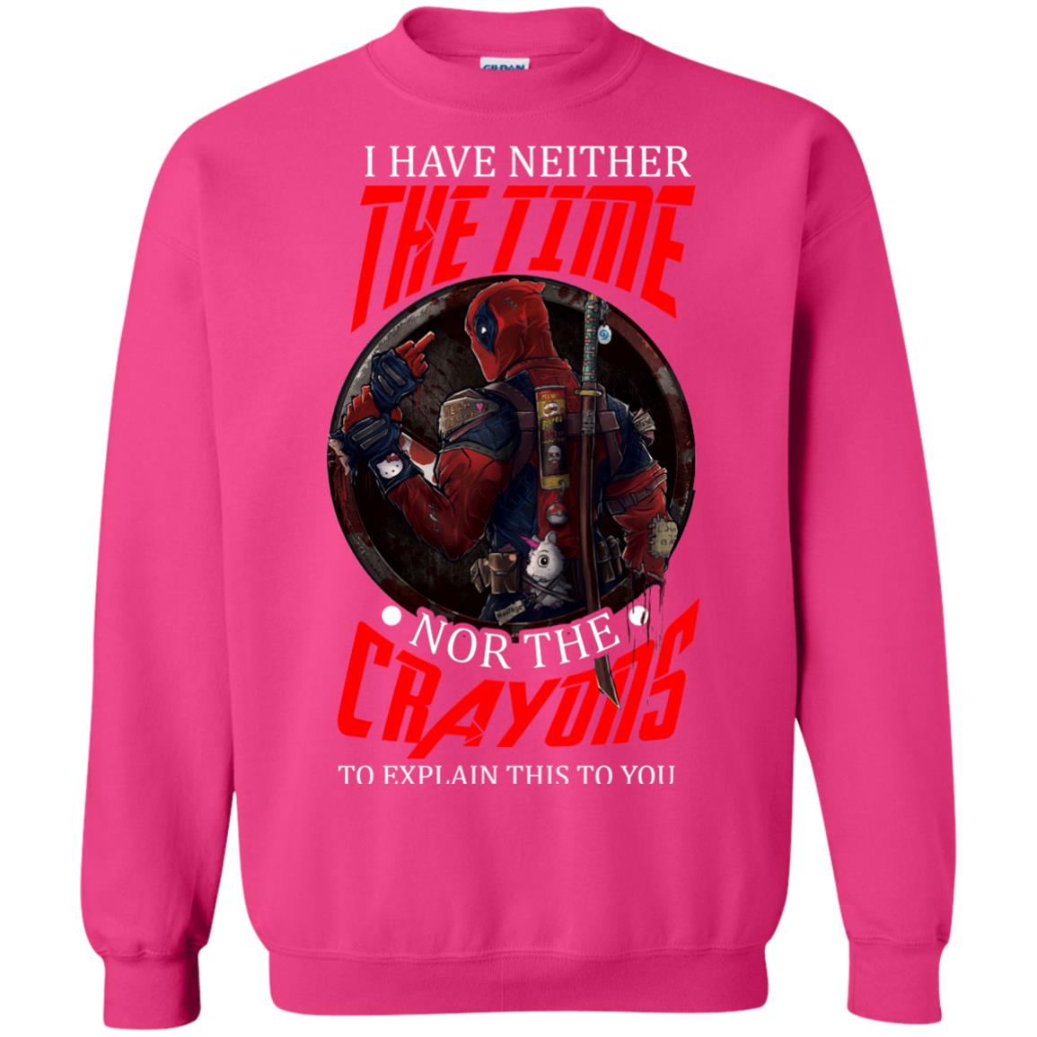 I Have Neither The Time Nor The Crayons To Explain This To You Movie Fan T-shirt Heliconia