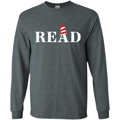 Read Book Lover National Wear Red Day T-shirt Dark Heather