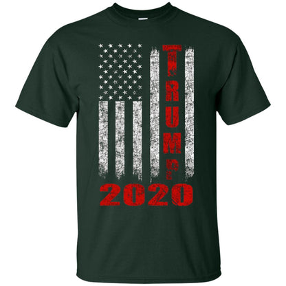 American Flag Vintage Design Trump 2020 T-shirt Forest