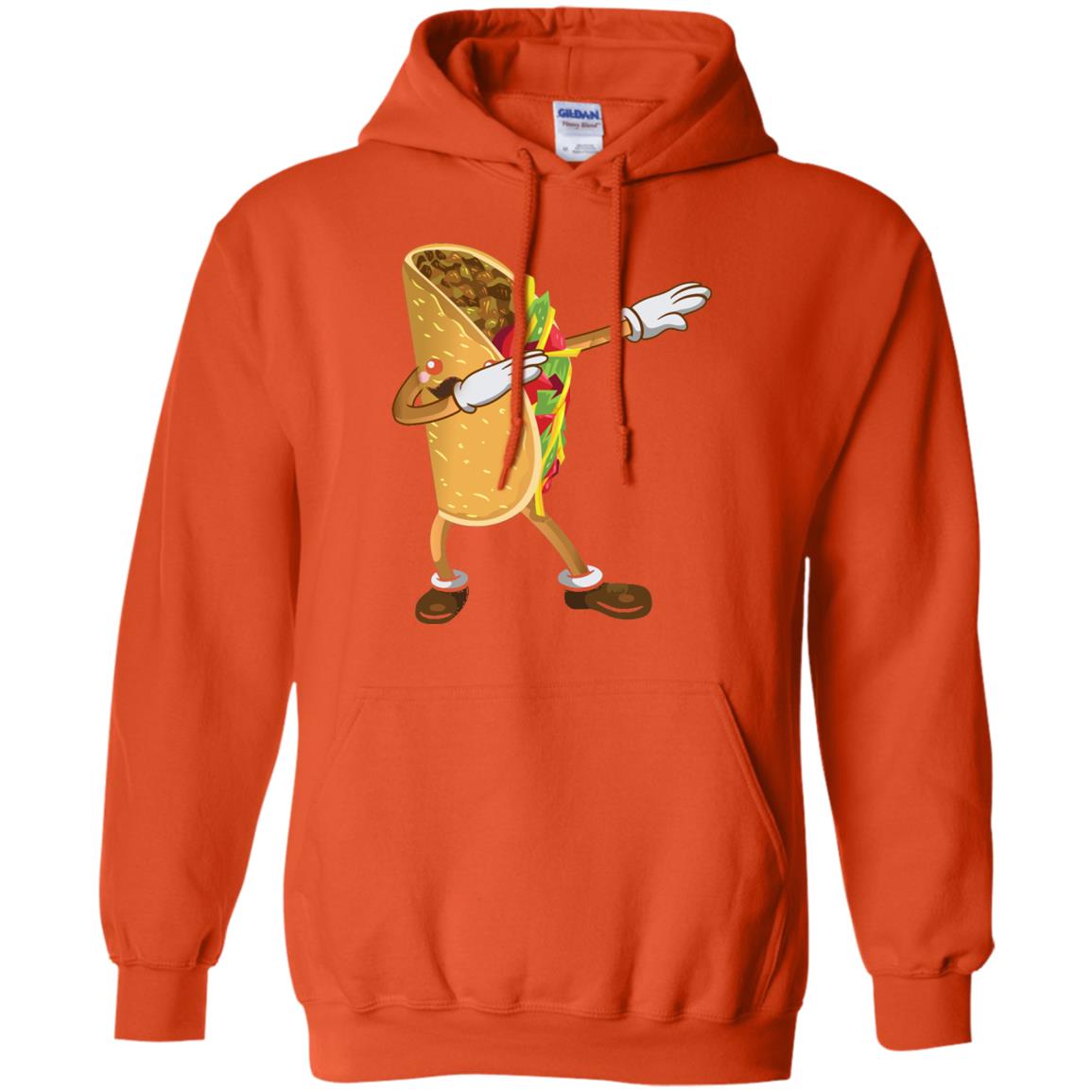 Dabbing Taco Shirt Funny Cinco De Mayo 2018 Orange