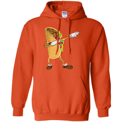 Dabbing Taco Shirt Funny Cinco De Mayo 2018 Orange