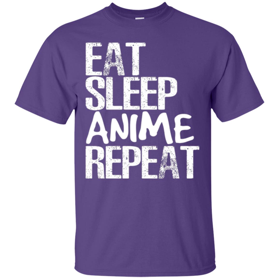 Funny Anime Binge T-shirt Eat Sleep Anime Repeat