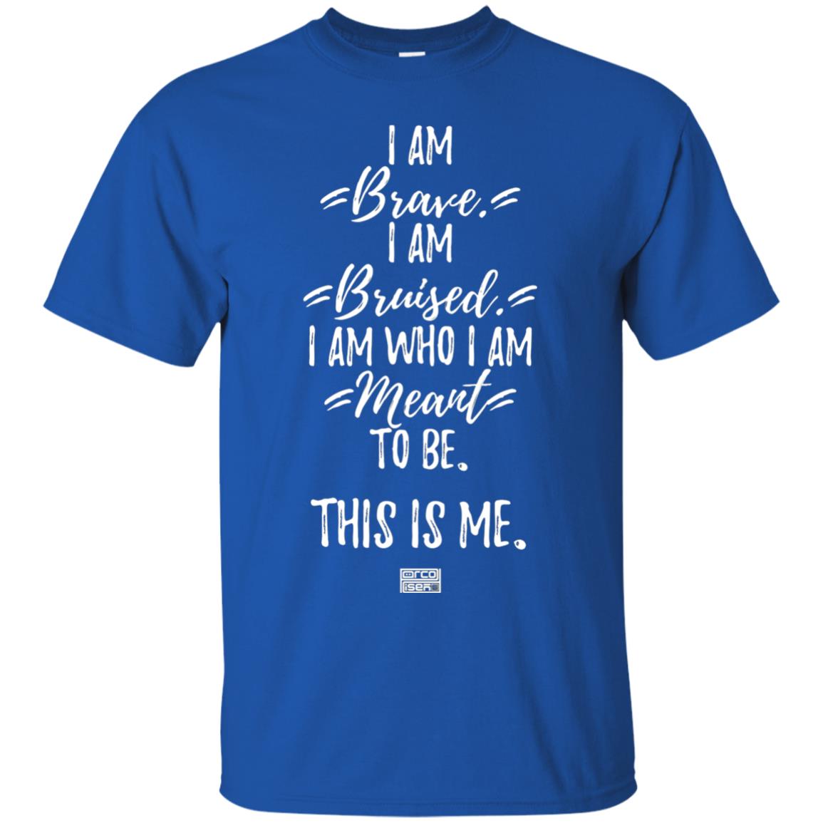 Brave This Is Me Proud Musical Theatre Performer T-shirt Royal
