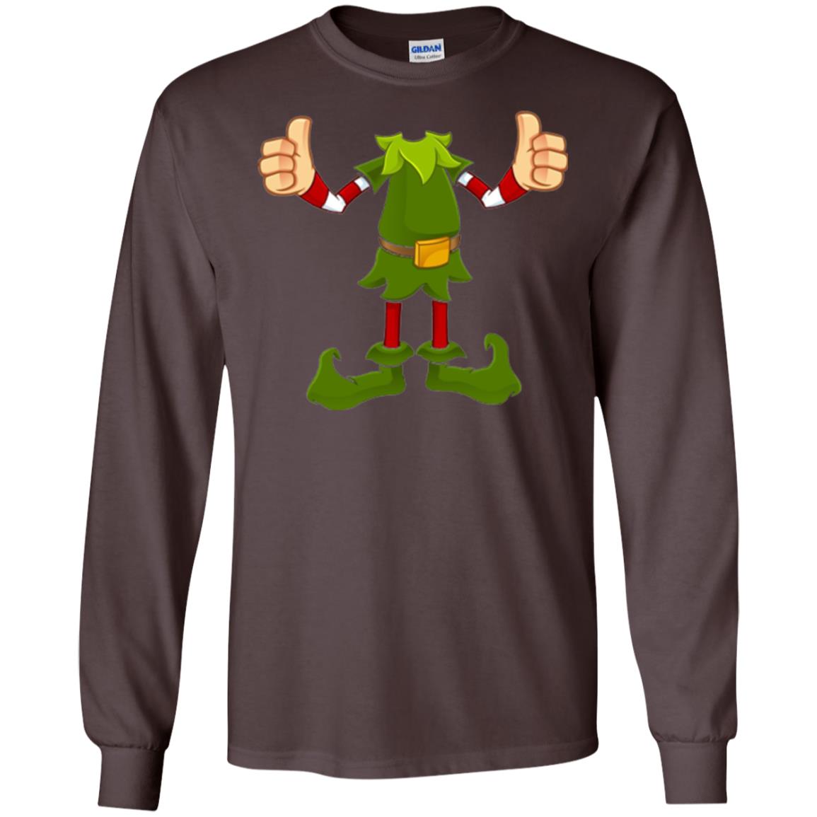 Chirstmas T-shirt Funny Elf Dark Chocolate