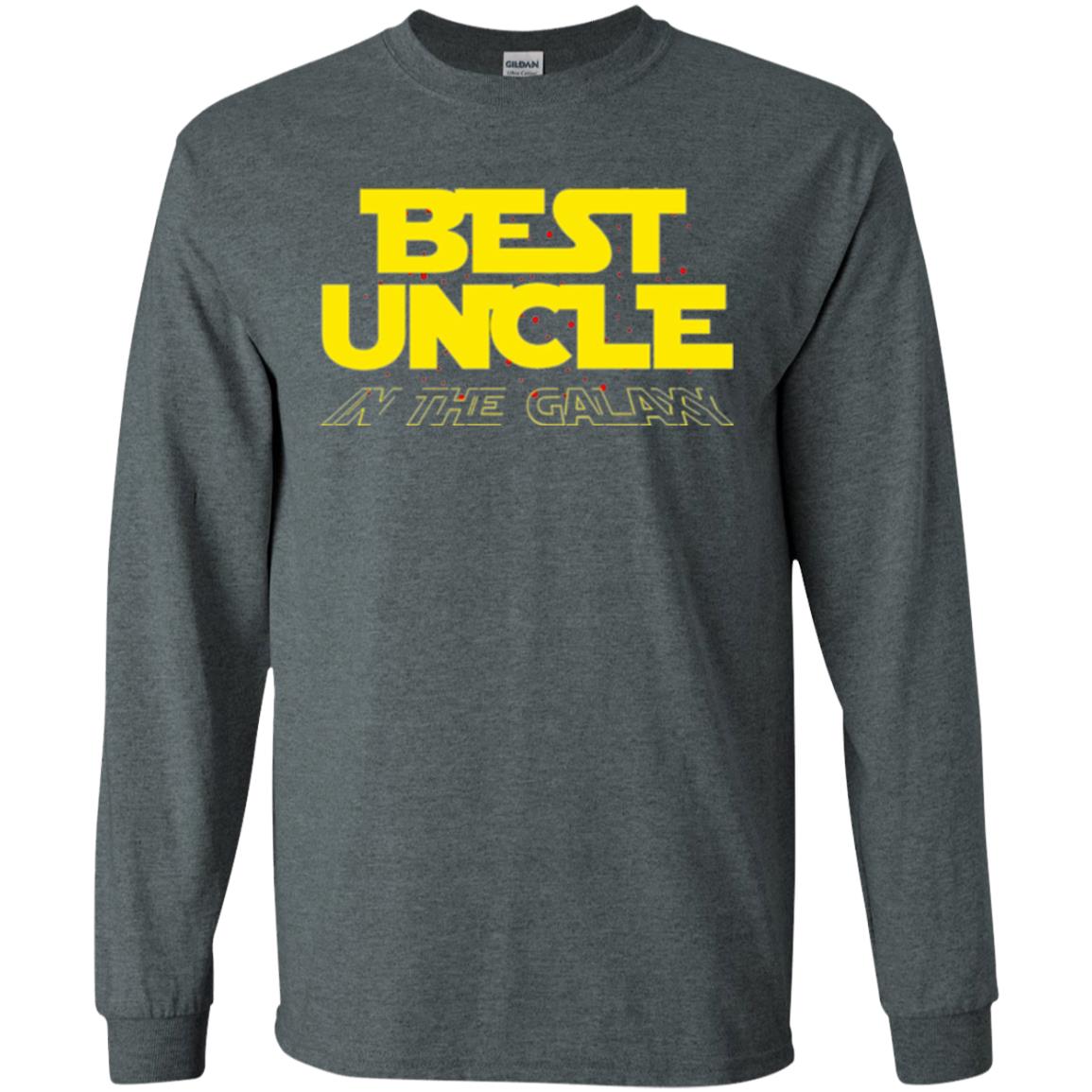 Uncle T-shirt Best Uncle In The Galaxy Dark Heather