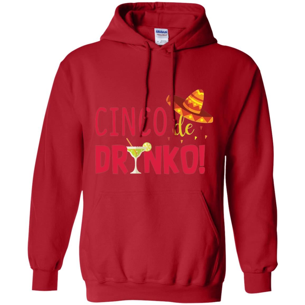 Cinco De Drinko Cinco Mayo 2018 Drinking T-shirt Red