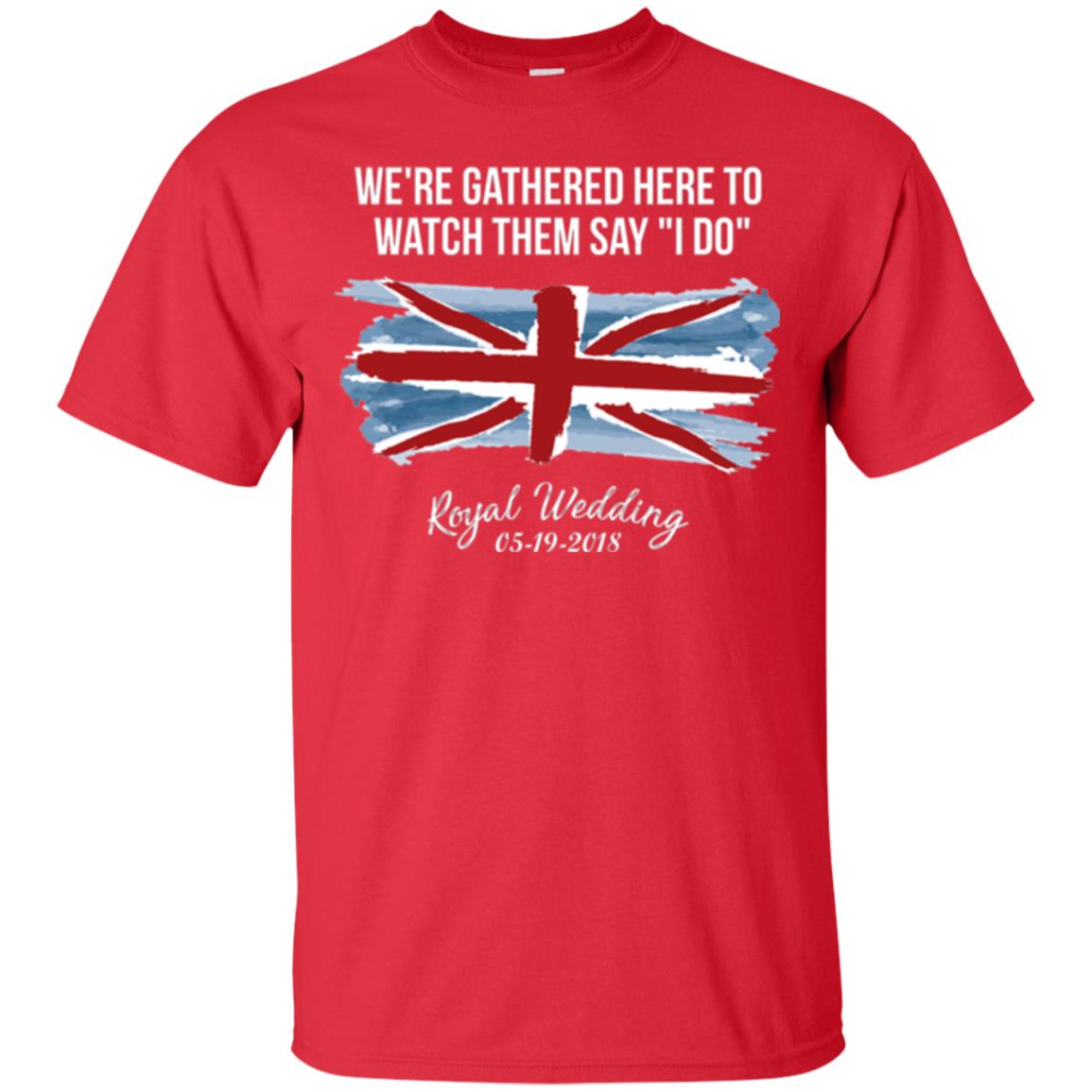 Royal Wedding 05-19-2018 Watch Party T-shirt Red