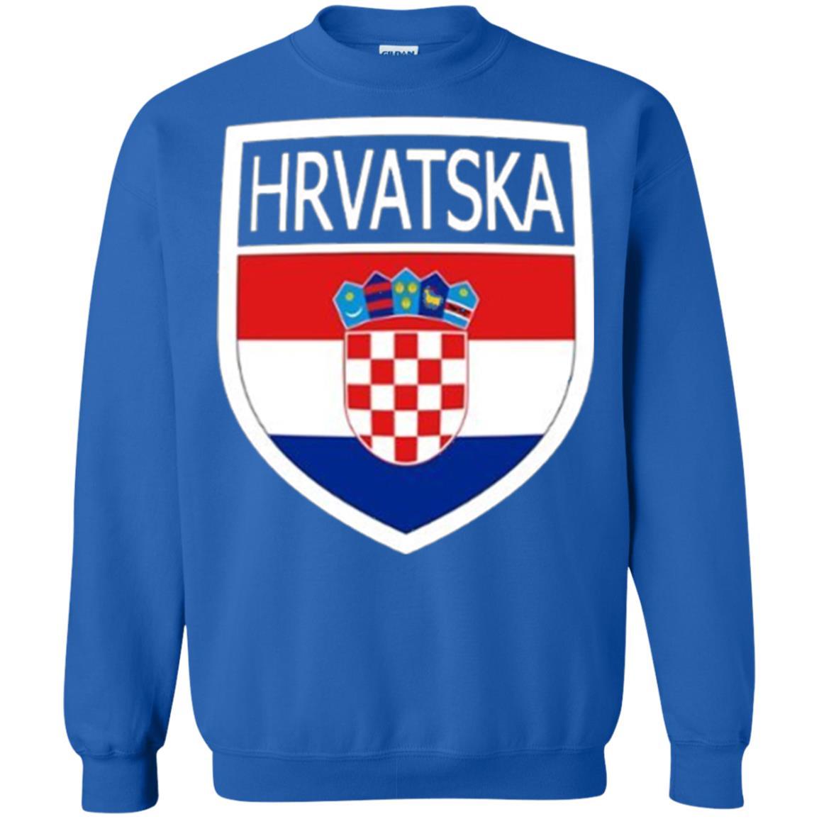 Croatia Shield T-shirt Hrvatska Patch Croatian Flag Badge Royal