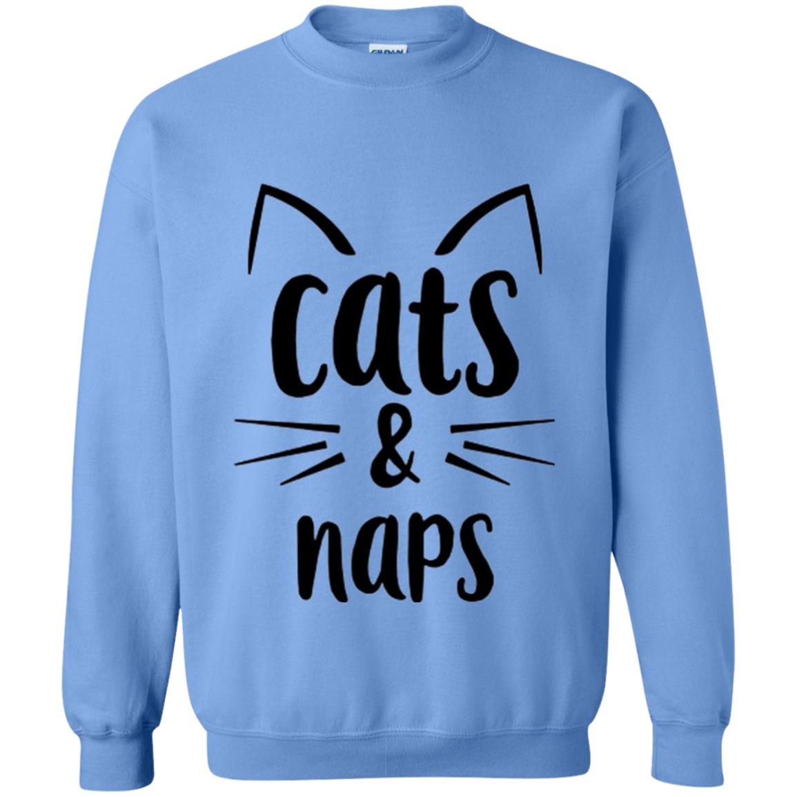Cats And Naps Lovers T-shirt Carolina Blue