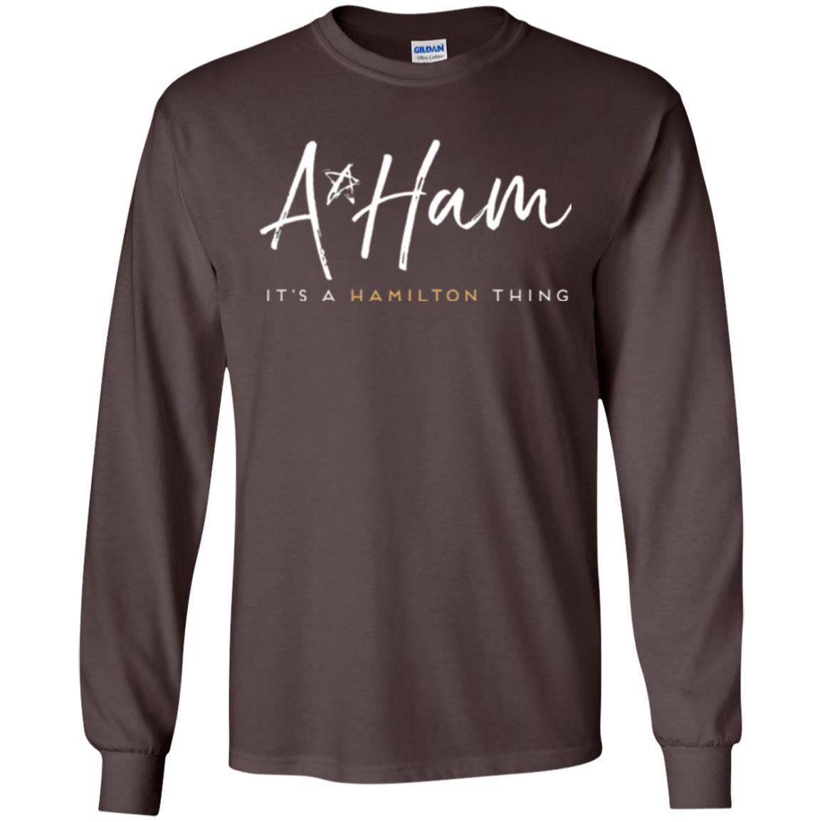 Alexander T-shirt A.ham It's A Hamilton Thing Dark Chocolate