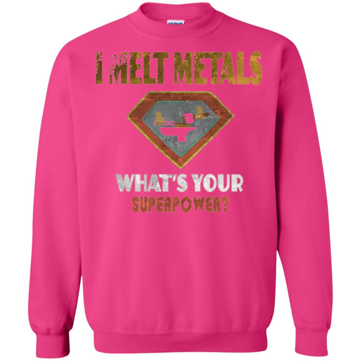 Blacksmith T-shirt I Melt Metals What's Your Superpower Heliconia