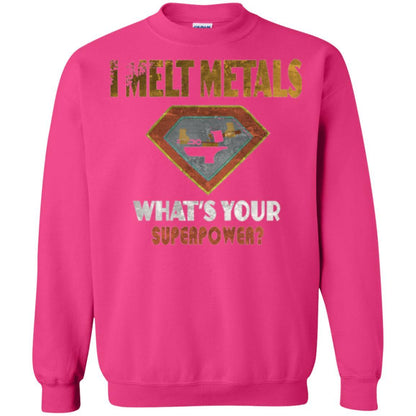Blacksmith T-shirt I Melt Metals What's Your Superpower Heliconia