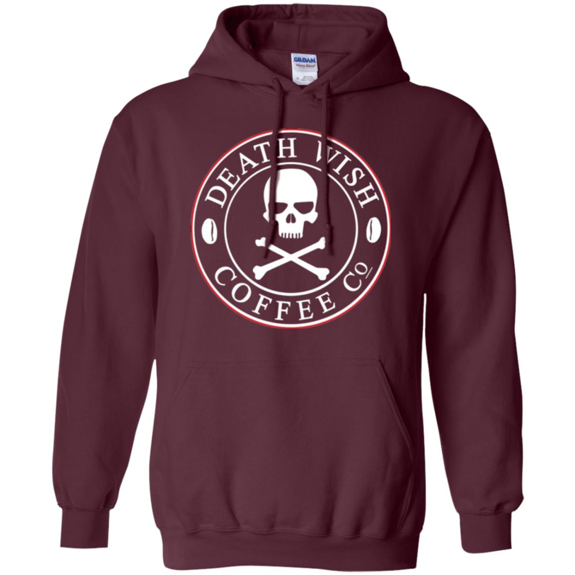 Death Wish Coffee Logo T-shirt Maroon