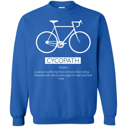 Biker T-shirt Cycopath Definition T-shirt Royal
