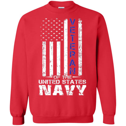 Us Navy Veteran T-shirt Red