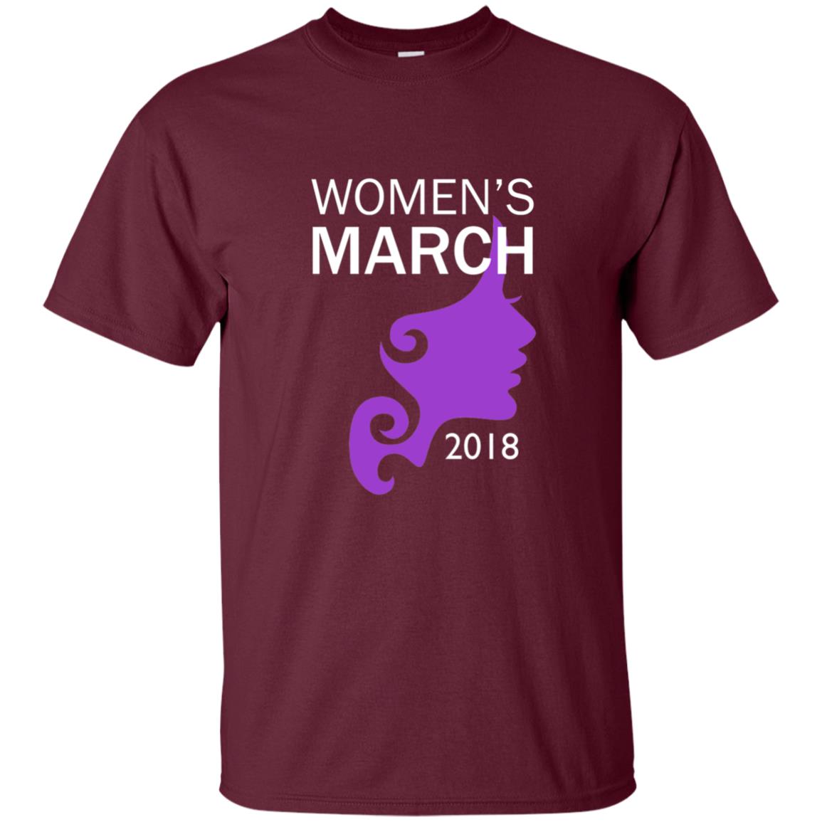 Women's March 2018 T-shirt Maroon