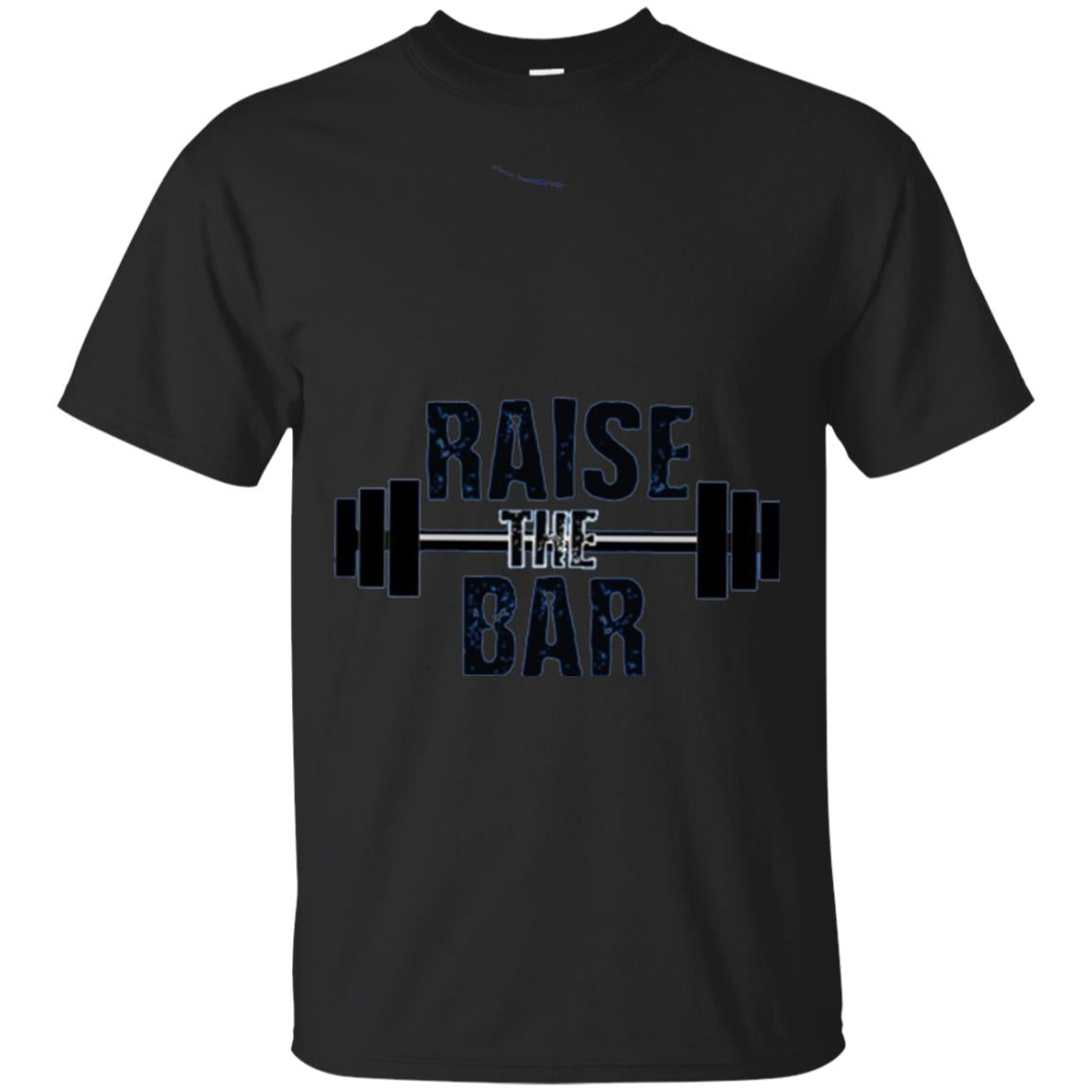 Workout Gym T-shirtraise The Bar Black