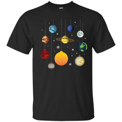 Christmas T-shirt Joy To Universe Christmas Black