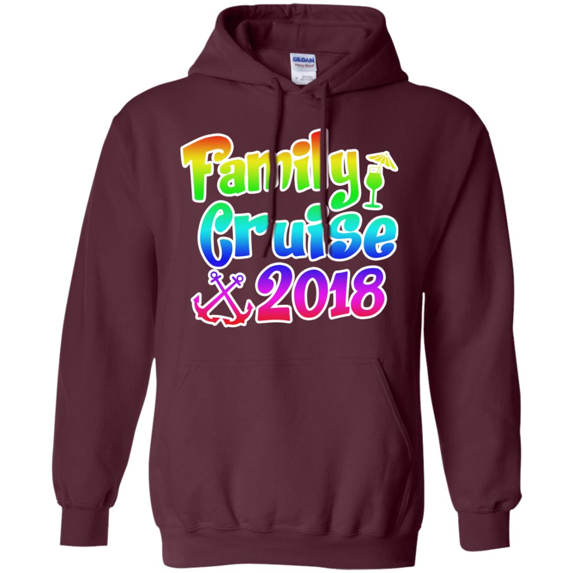 Family T-shirt Cruise 2018 Maroon