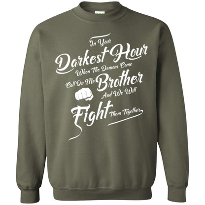 Family T-shirt In Your Darkest Hour Military Green