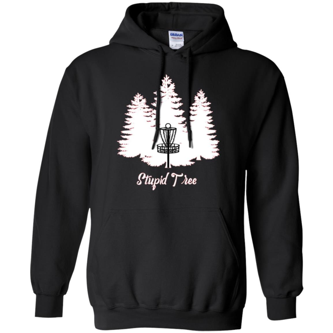 Disc Golf T-shirt Stupid Tree Black