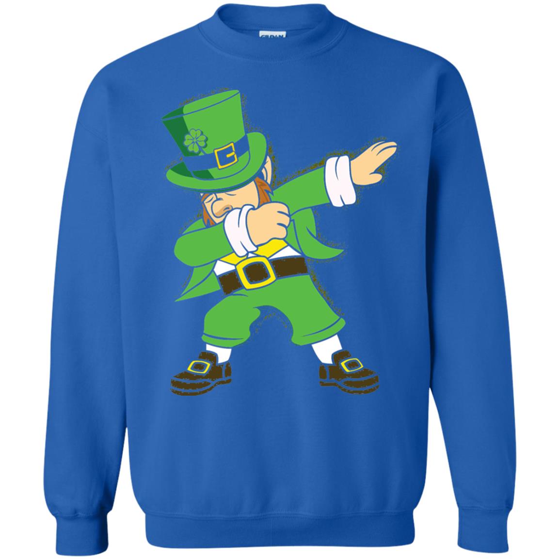 Dabbing Leprechaun Irish Dab Dance St Patrick_s Day T-shirt Royal