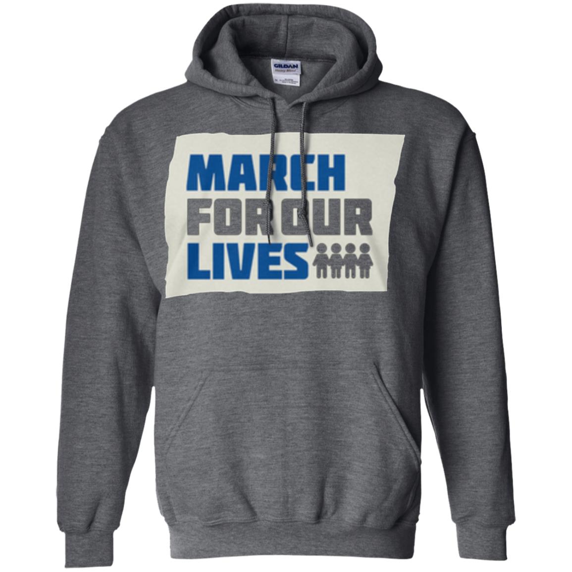 March For Our Lives Anti Gun T-shirt Dark Heather