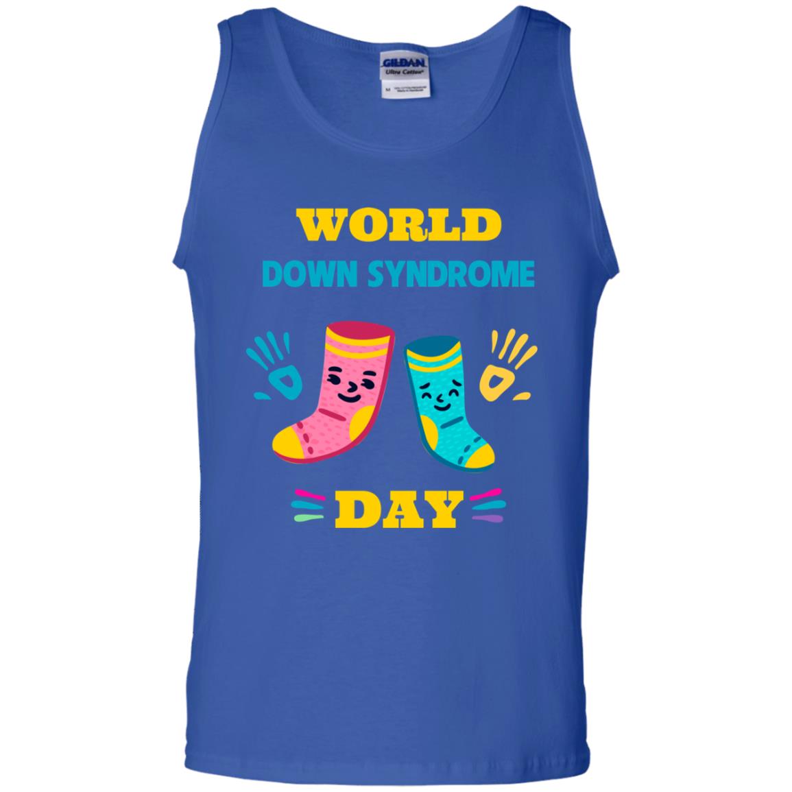 World Down Syndrome Day Hands And Stocks Shirt Royal
