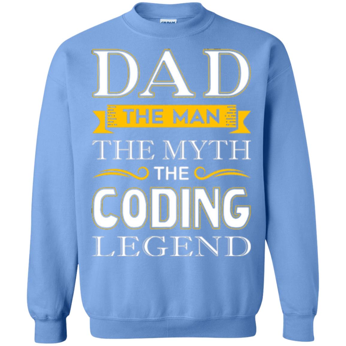 Daddy T-shirt The Man The Myth Colding Legend Carolina Blue