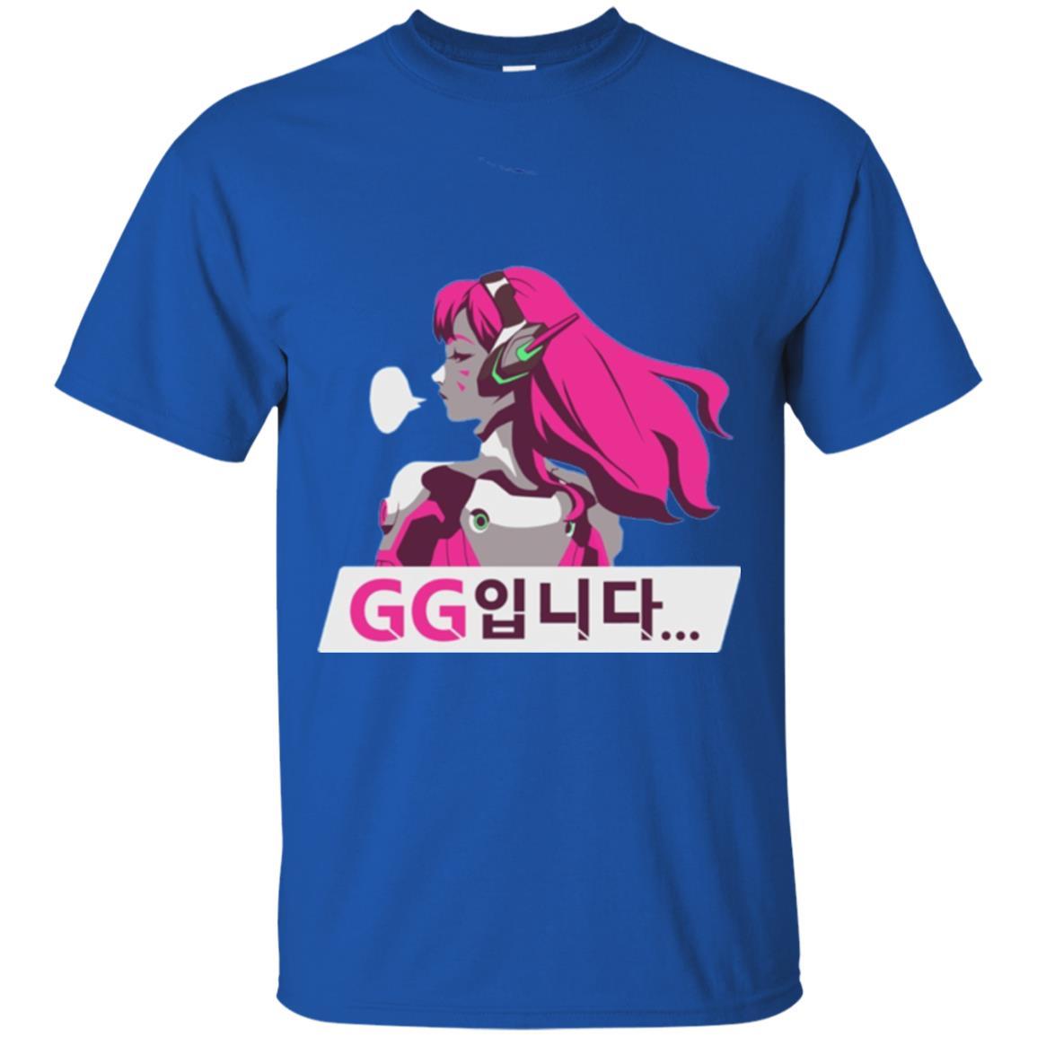 Overwatch D. Va Gg Spray T-shirt Royal