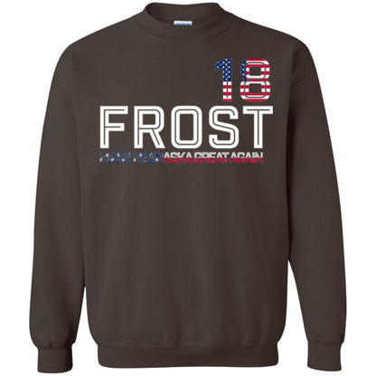 Frost 2018 T-shirt Make Nebraska Great Again Dark Chocolate