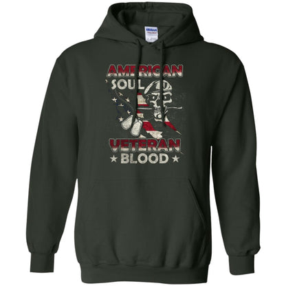 American Soul Veteran Blood Shirt Forest Green