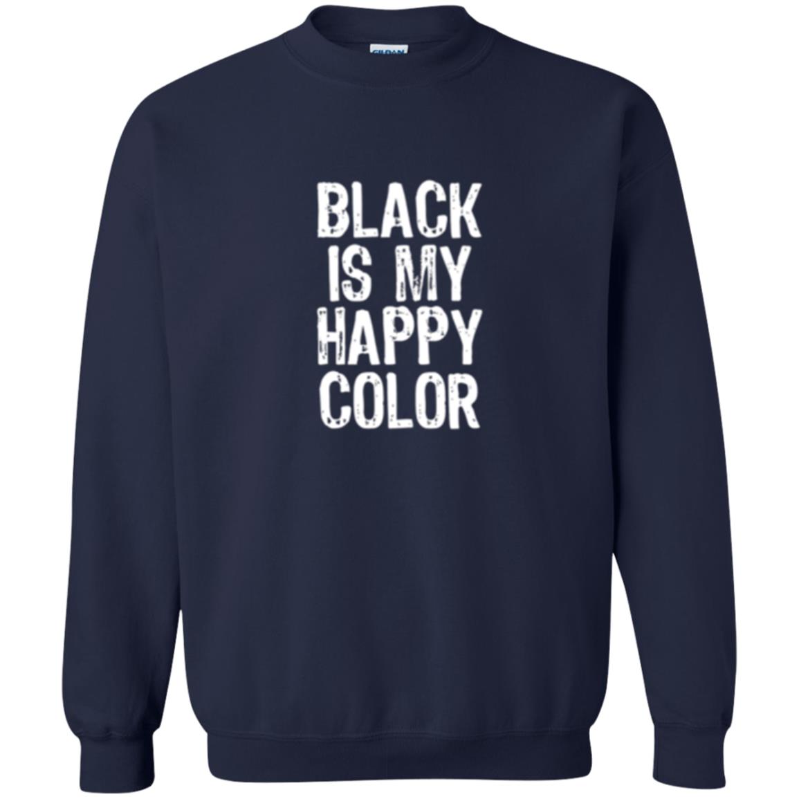 Black Is My Happy Color T-shirt Navy