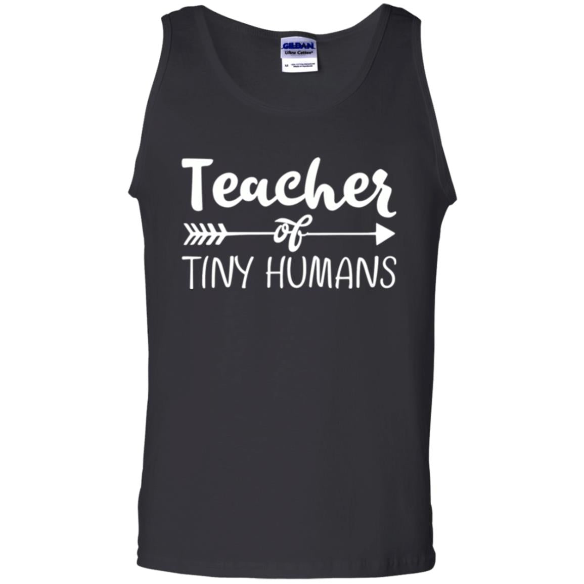 Kindergarten Preschool T-shirt Teacher Of Tiny Humans Black