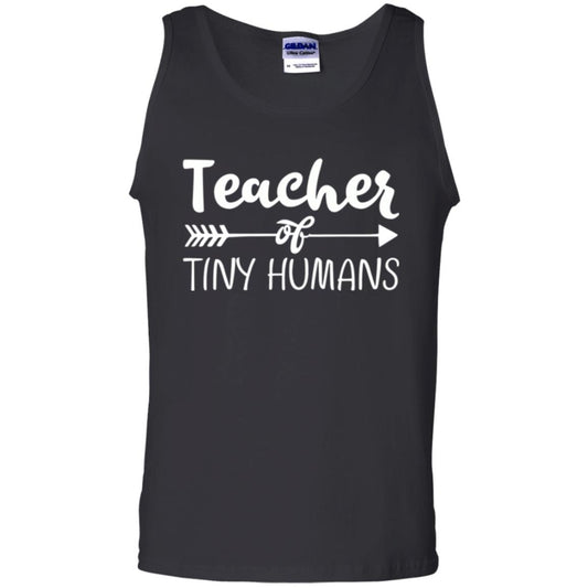 Kindergarten Preschool T-shirt Teacher Of Tiny Humans Black