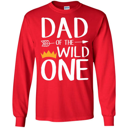Dad Of The Wild One Thing 1st Birthday Shirt Red