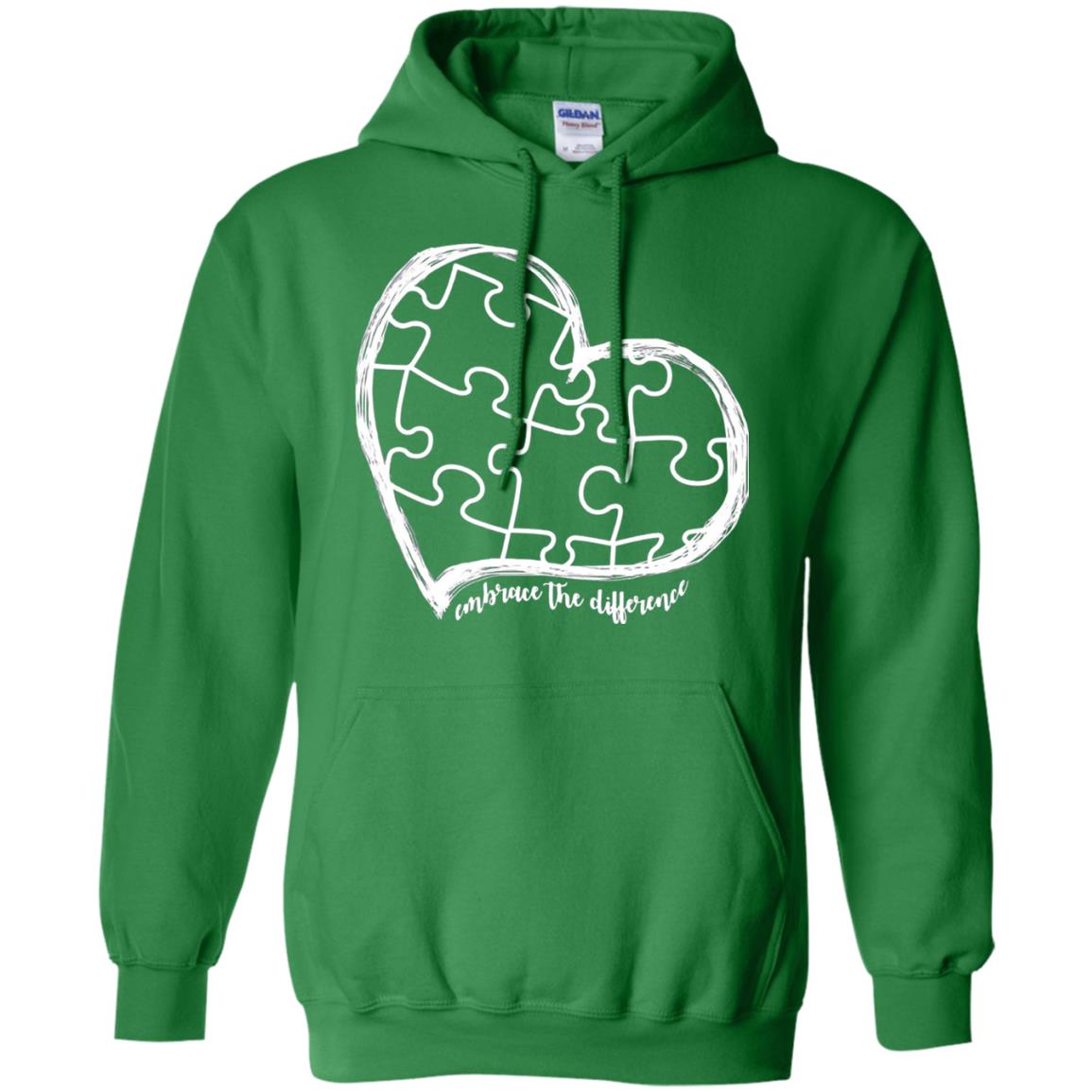 Autism Awareness Embrace Differences Shirt Irish Green